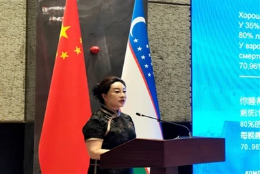 Han Ling, Chairman Of Yalan Textile Group, Attended The China (Shaanxi)-Uzbek...