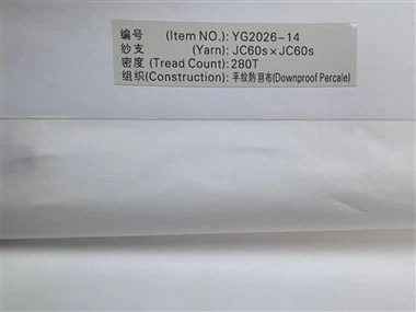 280tc paj rwb downproof txaj txaj